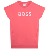 BOSS Girls Short Sleeved Dress